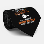 Kayaking Funny Shirt Kayak Smart People Gift Kanu Stropdas (Opgerold)