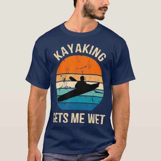 Kayaking geeft me nat Kayaker Boating Paddling T-shirt (Voorkant)