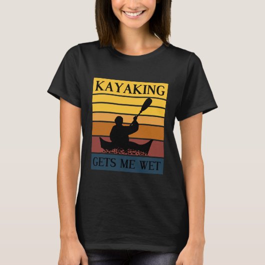 Kayaking geeft me nat Rowing Boat Jersey T-shirt (Voorkant)