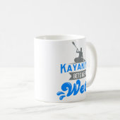 Kayaking geeft me natte koffie Mok Funny Kayaker G (Voorkant rechts)