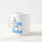 Kayaking geeft me natte koffie Mok Funny Kayaker G (Voorkant links)