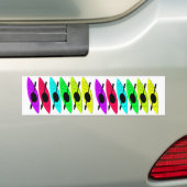 Kayaking Gifts voor Kayak Lovers Bumpersticker (Op auto)