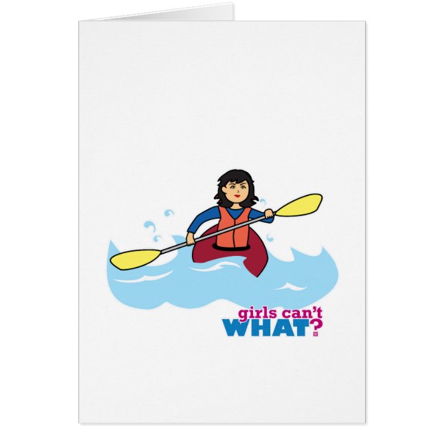Kayaking Girl - Medium (Voorkant)