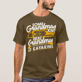 Kayaking Grandma Kayaker Grandma Gift T-shirt