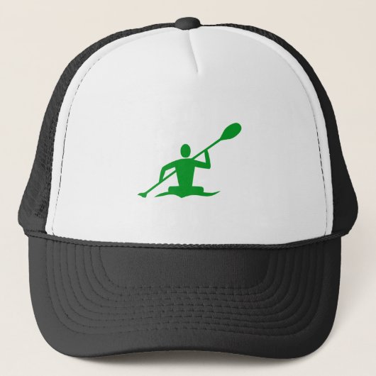 Kayaking - Grass Green Trucker Pet (Voorkant)