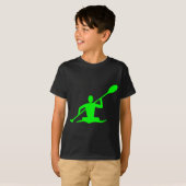 Kayaking - Green T-shirt (Voorkant volledig)