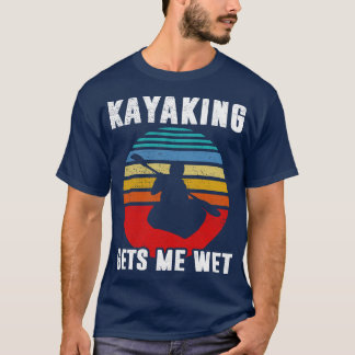Kayaking haalt me nat Funny Halloween Kerstkay T-shirt
