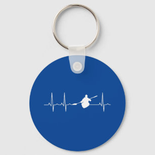 Kayaking Heartbeat Sleutelhanger
