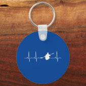 Kayaking Heartbeat Sleutelhanger (Voorkant)