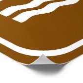 Kayaking Highway Sign Poster (Hoek)