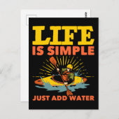 Kayaking Hobby Kayak Life Briefkaart (Voorkant / Achterkant)