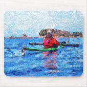 Kayaking in de Painterly van de Barenoff-eilanden  Muismat (Voorkant)