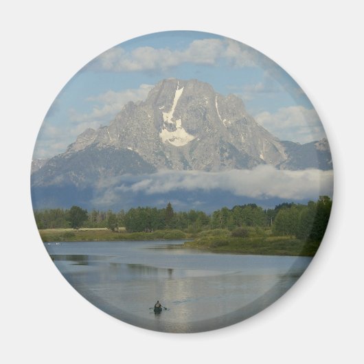 Kayaking in Grand Teton National Park Magneet (Voorkant)