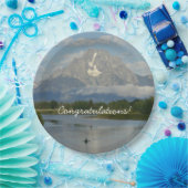 Kayaking in Grand Teton National Park Papieren Bordje (Feest)