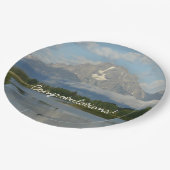 Kayaking in Grand Teton National Park Papieren Bordje (Gekanteld)