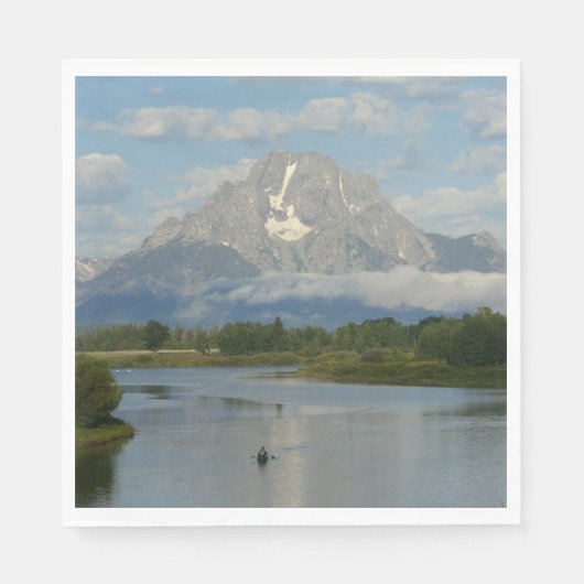 Kayaking in Grand Teton National Park Servetten (Voorkant)