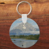 Kayaking in Grand Teton National Park Sleutelhanger (Achterkant)