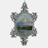 Kayaking in Grand Teton National Park Tin Sneeuwvlok Ornament (Links)