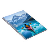 Kayaking in Mountains Beautiful Nature Notitieboek (Rechterzijde)