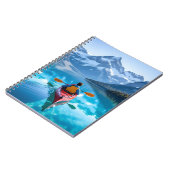 Kayaking in Mountains Beautiful Nature Notitieboek (Linkerzijde)