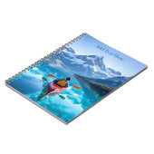  Kayaking in Mountains Personalized Notitieboek (Linkerzijde)