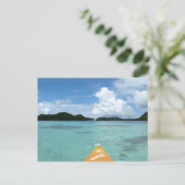 Kayaking in Paradise Briefkaart (Staand voorkant)