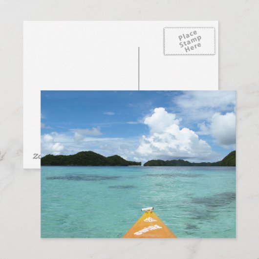 Kayaking in Paradise Briefkaart (Voorkant / Achterkant)