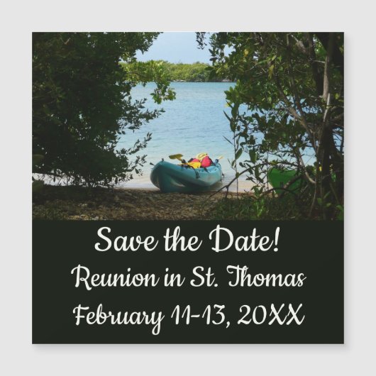 Kayaking in St. Thomas US Maagdeneilanden (Voorkant)