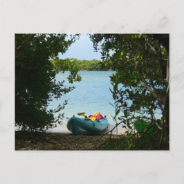 Kayaking in St. Thomas US Maagdeneilanden Briefkaart