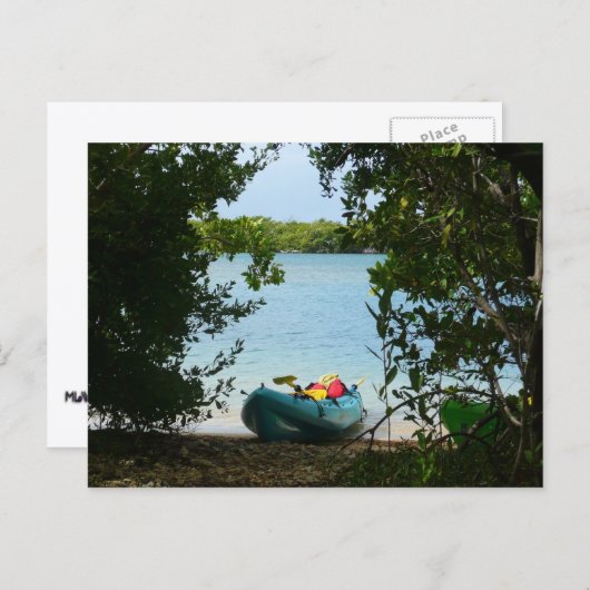 Kayaking in St. Thomas US Maagdeneilanden Briefkaart (Voorkant / Achterkant)