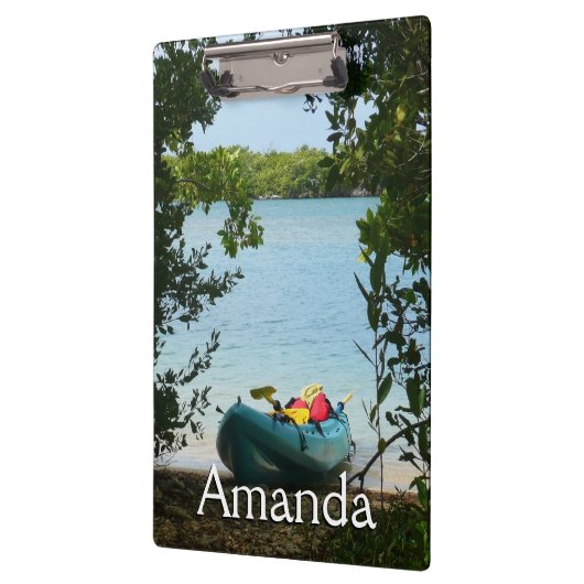 Kayaking in St. Thomas US Maagdeneilanden Klembord (Links)