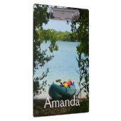 Kayaking in St. Thomas US Maagdeneilanden Klembord (Rechts)