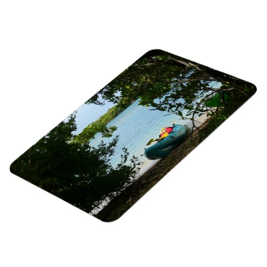 Kayaking in St. Thomas US Maagdeneilanden Magneet (Linkerzijde)