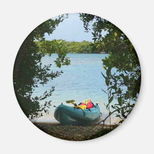 Kayaking in St. Thomas US Maagdeneilanden Magneet (Voorkant)