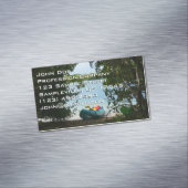 Kayaking in St. Thomas US Maagdeneilanden Magnetisch Visitekaartje (Voorbeeld)