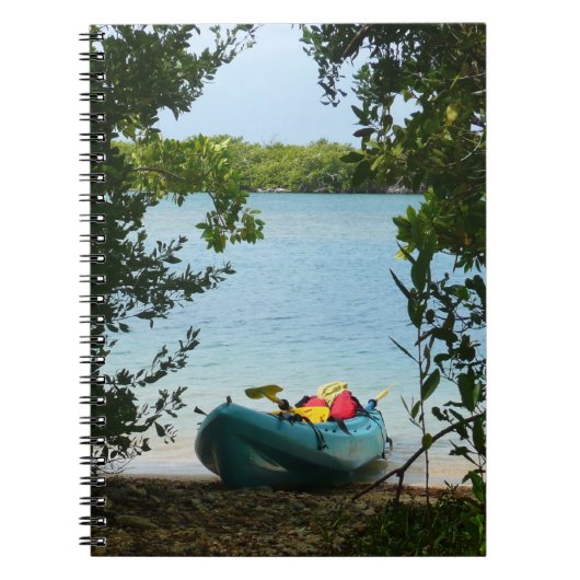 Kayaking in St. Thomas US Maagdeneilanden Notitieboek (Voorkant)
