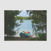 Kayaking in St. Thomas US Maagdeneilanden Tissuepapier (Voorkant)