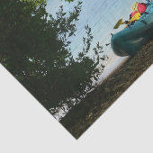 Kayaking in St. Thomas US Maagdeneilanden Tissuepapier (Detail)