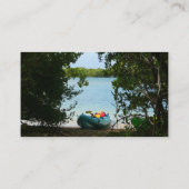 Kayaking in St. Thomas US Maagdeneilanden Visitekaartje (Achterkant)