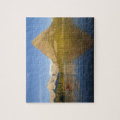 Kayaking in Swiftcurrent Lake bij zonsopgang in Legpuzzel (Verticaal)