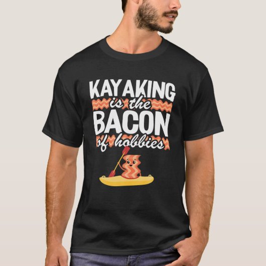 Kayaking is de bacterie van Hobbies Kayak Fun Cano T-shirt (Voorkant)