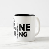 Kayaking is de Maine Ding Tweekleurige Koffiemok (Voorkant rechts)