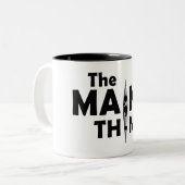 Kayaking is de Maine Ding Tweekleurige Koffiemok (Voorkant links)