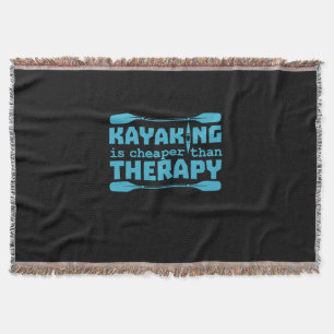 Kayaking is goedkoper dan therapie deken