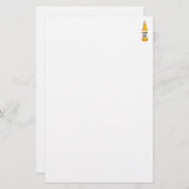 Kayaking is mijn gelukkige uur briefpapier (Voorkant / Achterkant)