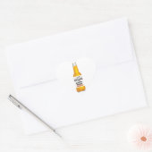 Kayaking is mijn gelukkige uur hart sticker (Envelop)