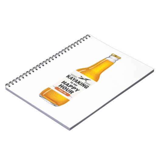 Kayaking is mijn gelukkige uur notitieboek (Linkerzijde)