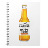 Kayaking is mijn gelukkige uur notitieboek (Voorkant)