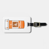 Kayaking is mijn geneesmiddel bagagelabel (Voorkant horizontaal)