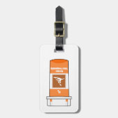 Kayaking is mijn geneesmiddel bagagelabel (Voorkant verticaal)